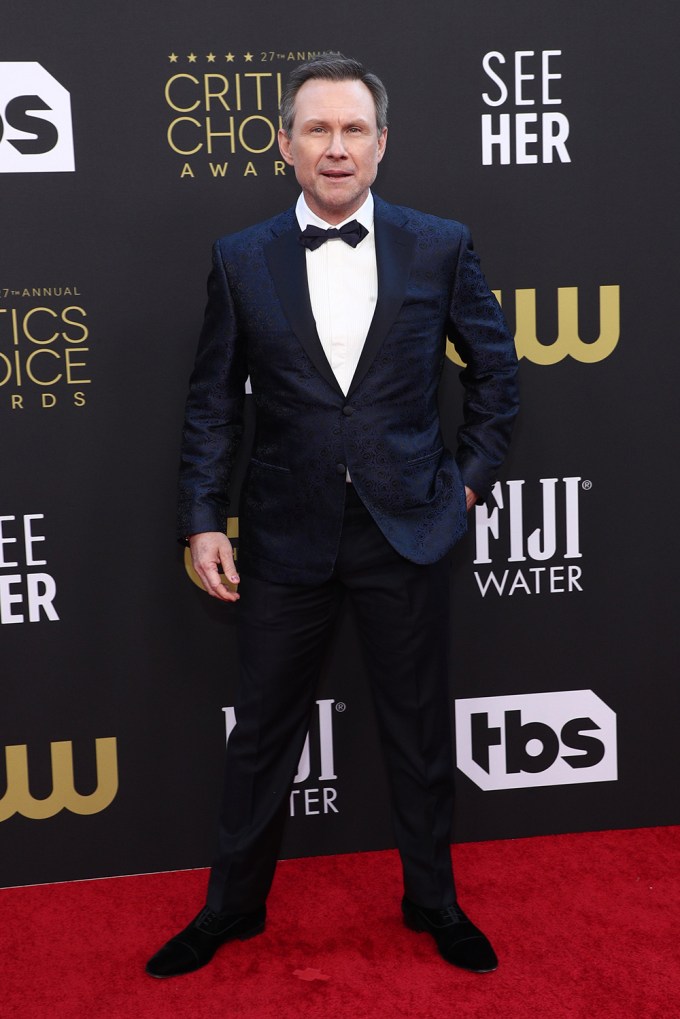 Christian Slater Goes Classic In Tuxedo