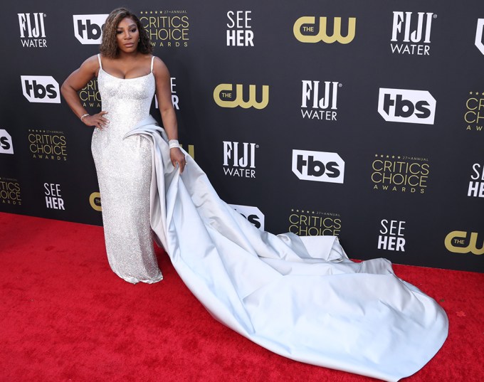 Serena Williams Rocks Train at Critics Choice Awards