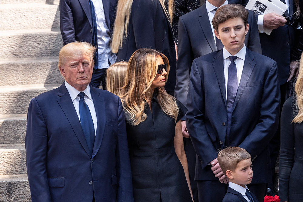 NY: Funeral for Ivana Trump, Harrison, New Jersey, United States - 20 Jul 2022