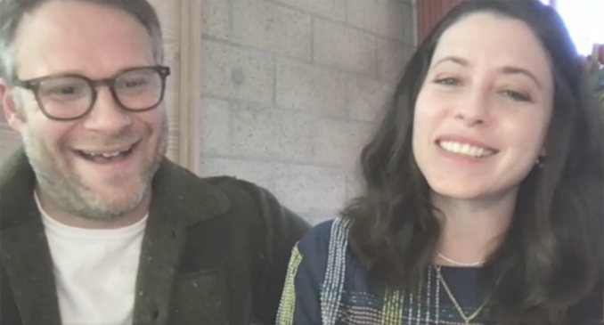 Seth Rogen and Lauren Miller Rogen