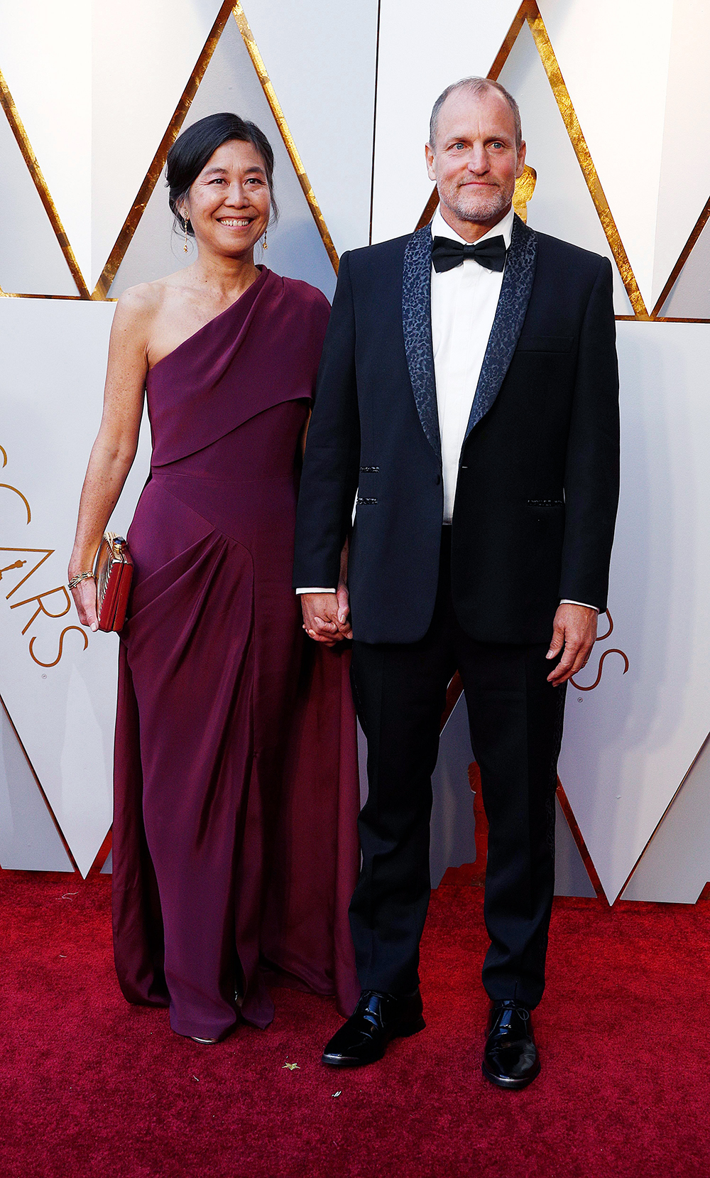 Woody Harrelson (R) and Laura Louie arrive for the 90th annual Academy Awards ceremony at the Dolby Theatre in Hollywood, California, USA, 04 March 2018. The Oscars are presented for outstanding individual or collective efforts in 24 categories in filmmaking.Arrivals - 90th Academy Awards, Hollywood, USA - 04 Mar 2018