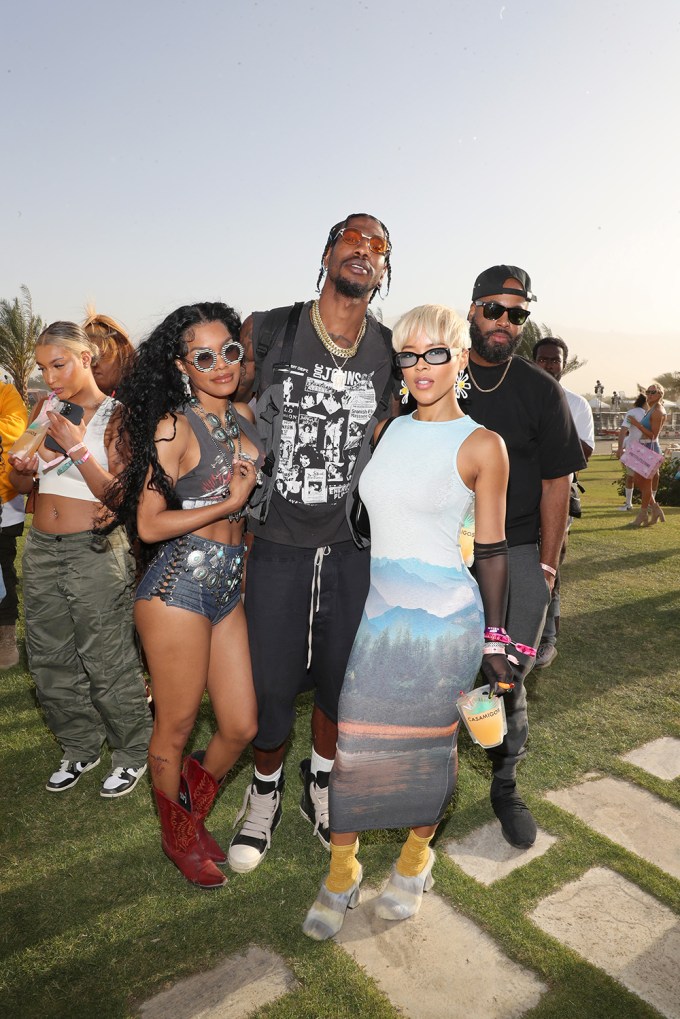 Teyana Taylor, Iman Shumpert and Serayah At Tao Desert Daze Presented By PrettyLittleThing