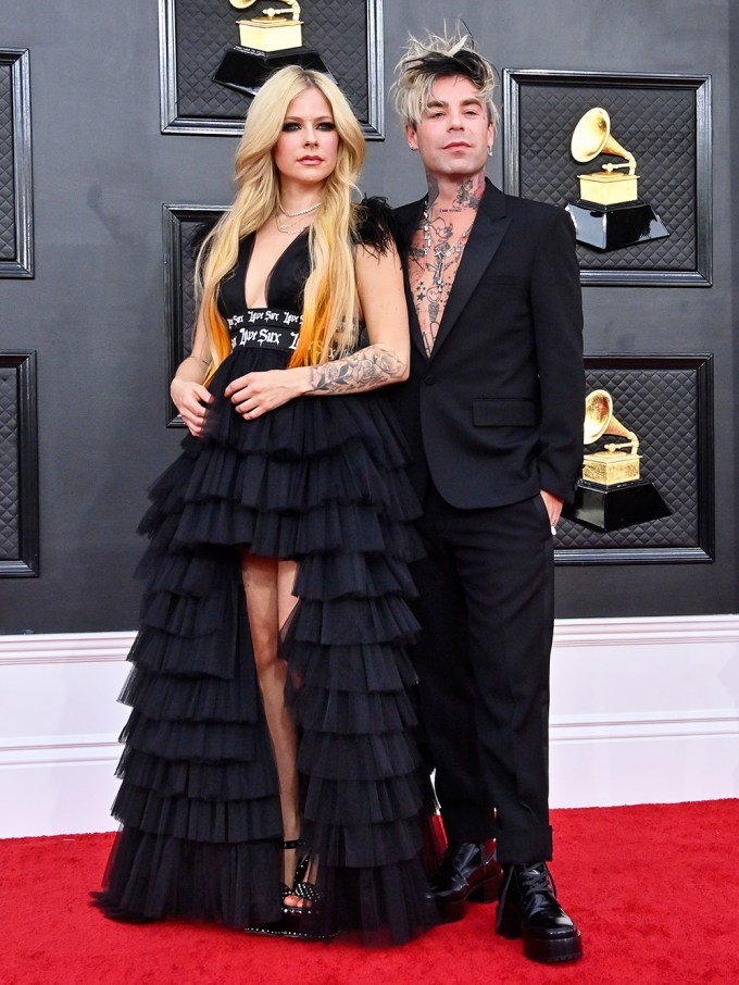 Avril Lavigne & Mod Sun At The 2022 Grammys