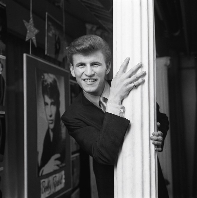 Bobby Rydell posing