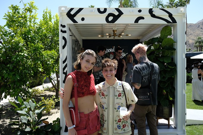 Emma Chamberlain At Interscope’s VIP Coachella Party Catered by Tattooed Chef