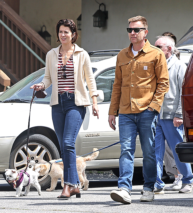 Ewan McGregor and Mary Elizabeth Winstead in Topanga Canyon 