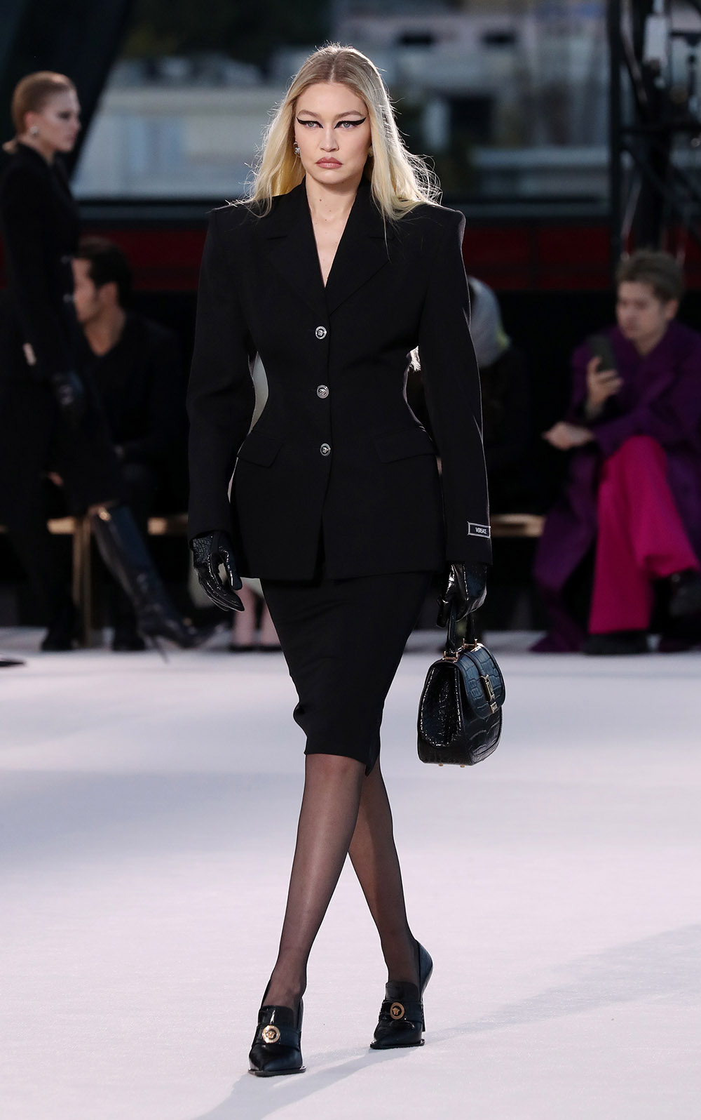 Gigi Hadid on the catwalk
Versace show, Runway, Fall Winter 2023, Los Angeles, California, USA - 09 Mar 2023