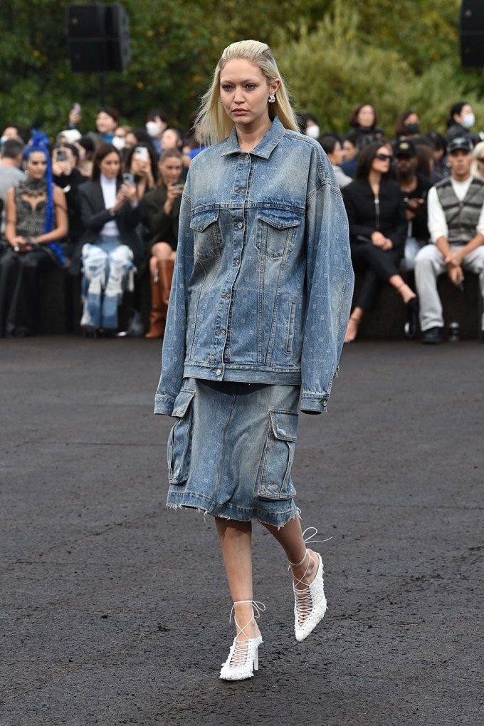 Gigi Hadid at Givenchy Show For Paris Fashion Week