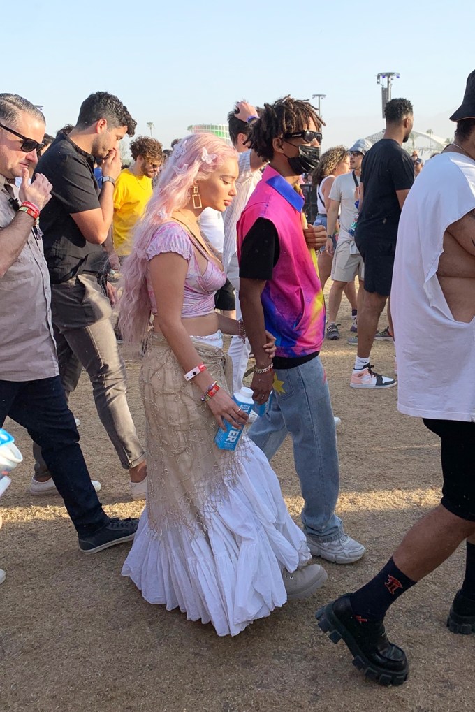 Jaden Smith Holds Hands With His Girlfriend Sab Zada At Coachella