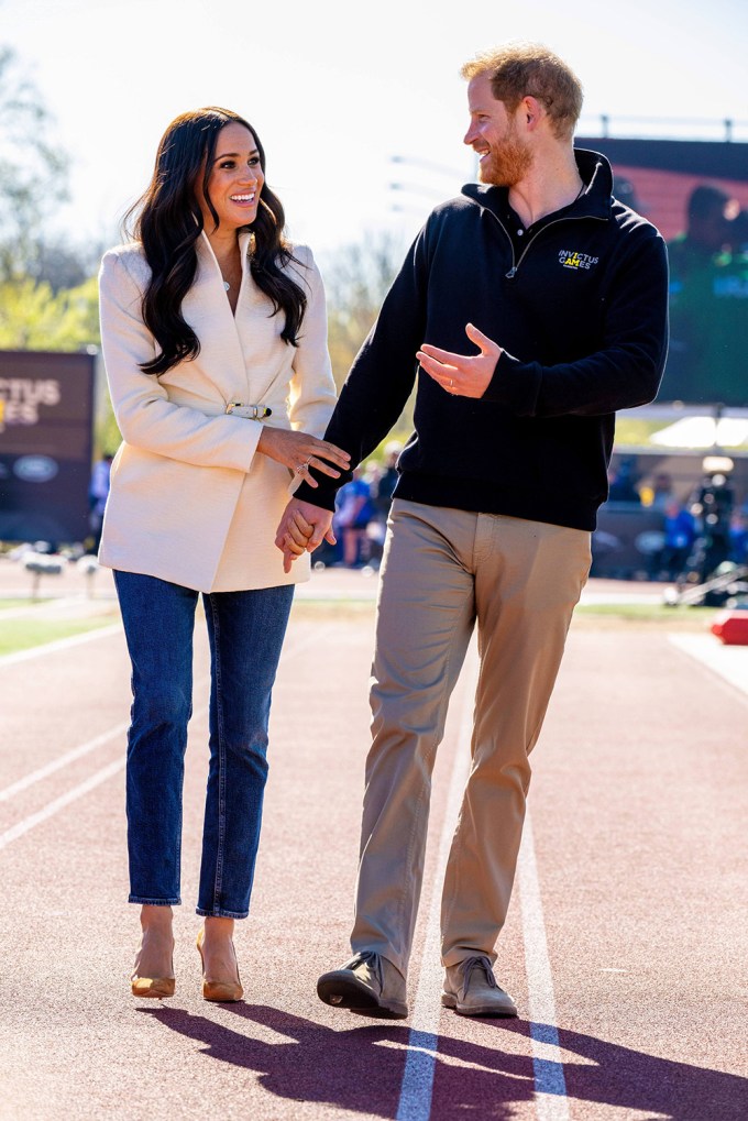 Meghan Markle and Prince Harry Hold Hands