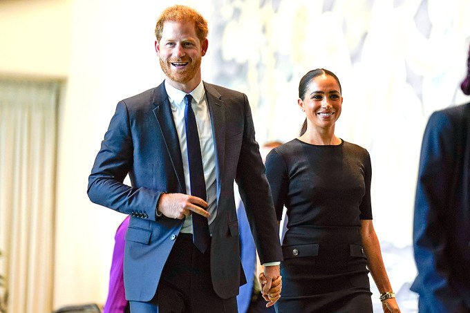 Harry Holds Meghan’s Hand