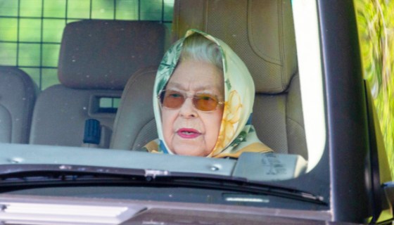 Queen Elizabeth at Sandringham