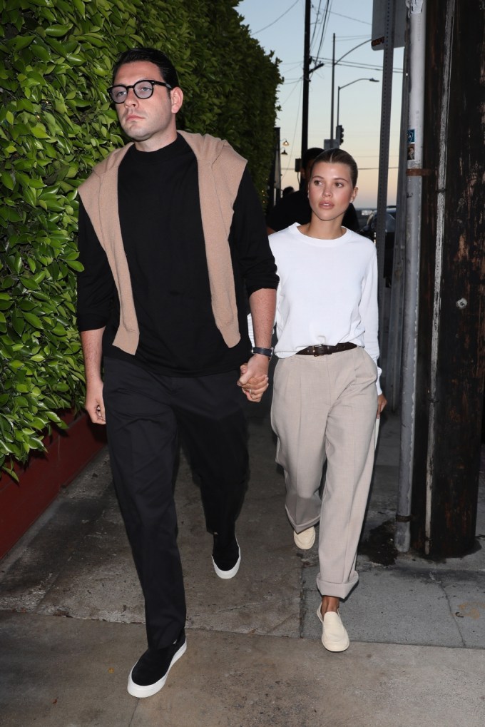 Sofia Richie and Elliot Grainge dine out in Santa Monica