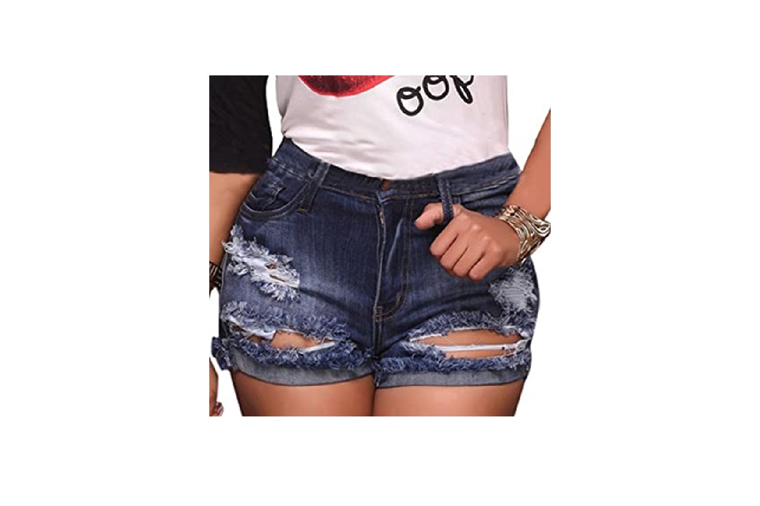 high waisted denim shorts reviews