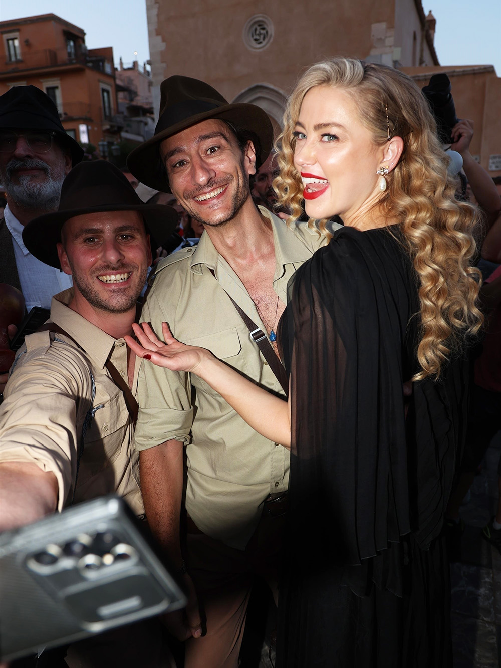 Amber Heard Lights Up the 69th Taormina Film Festival as She Promotes Her Thrilling New Film 'In the Fire'