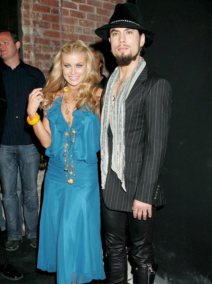 Carmen Electra and Dave Navarro at the Rokbar launch party