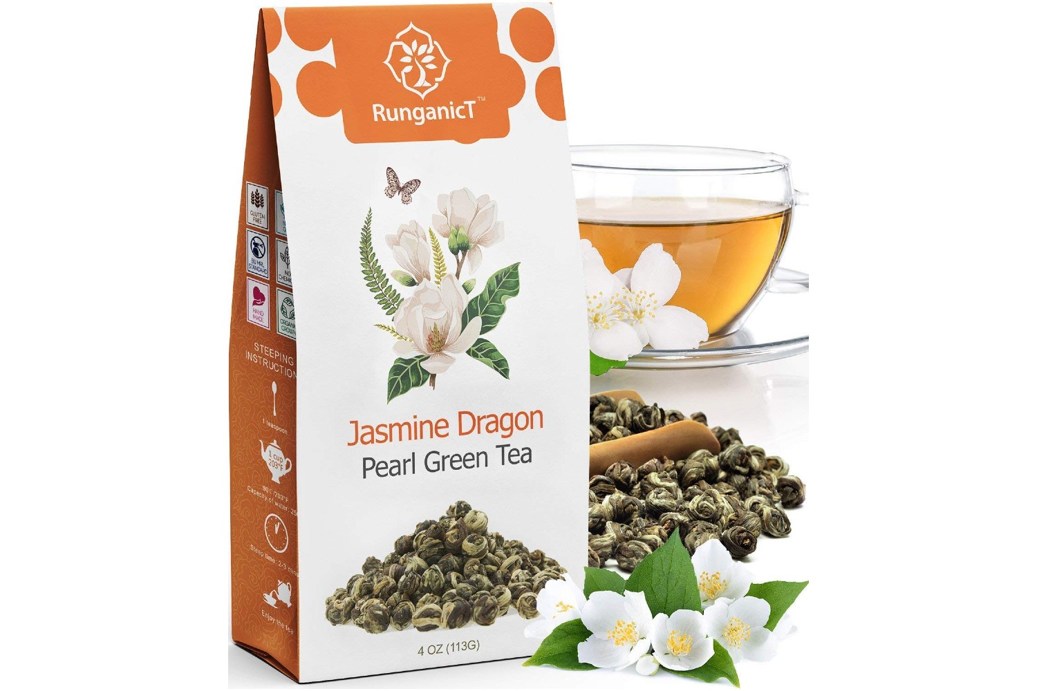 jasmine dragon pearls green tea reviews