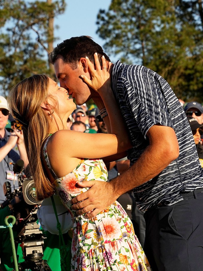 Scottie & Meredith Scheffler At The Masters