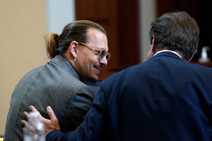 Johnny Depp Speaks To His Attorney