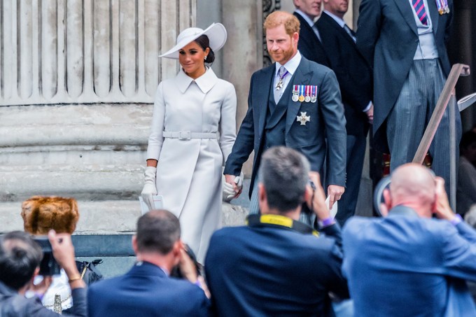 Prince Harry and Meghan at the Jubilee