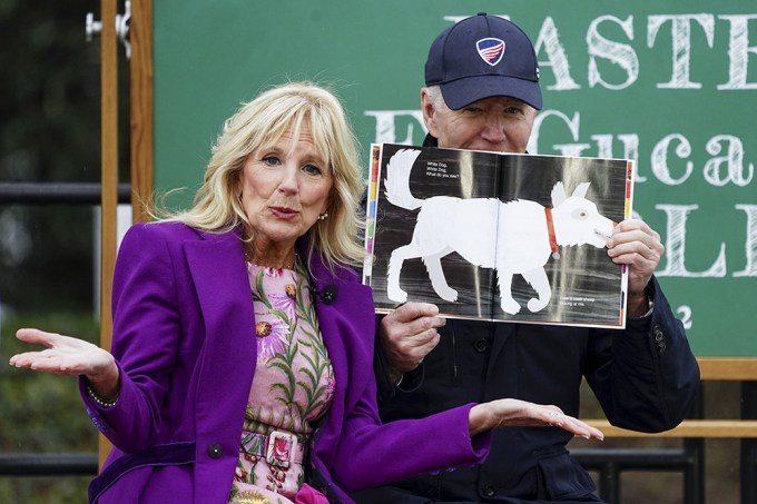 Joe & Jill Biden Read At The Easter Egg Roll