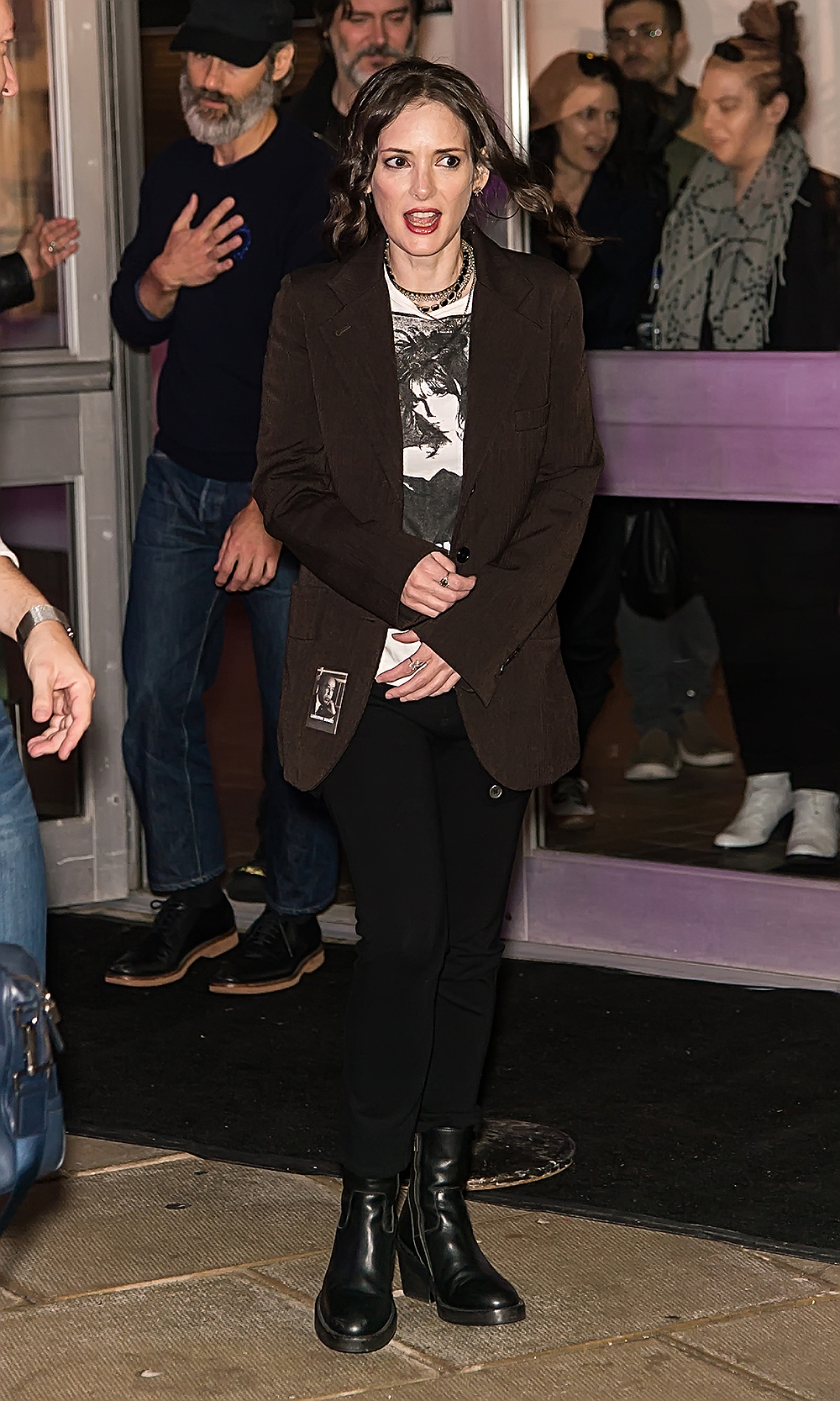 Winona Ryder,  Ben Stiller And Ethan Hawke Are Seen At The 25th Anniversary Screening Of 'Reality Bites' During  Tribeca Film Festival In New York City