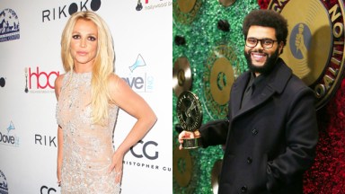 britney spears, the weeknd