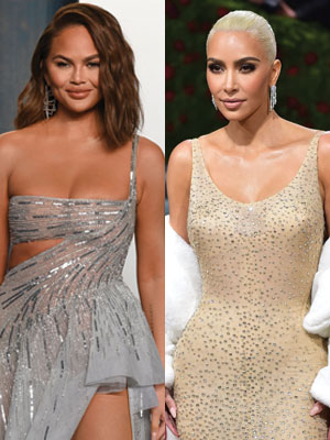 Kim Kardashian Chrissy Teigen