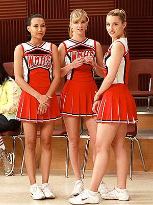 Naya Rivera, Heather Morris, Dianna Agron