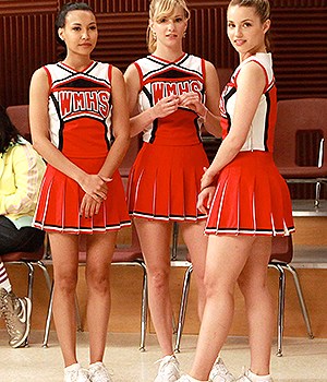 Naya Rivera, Heather Morris, Dianna Agron