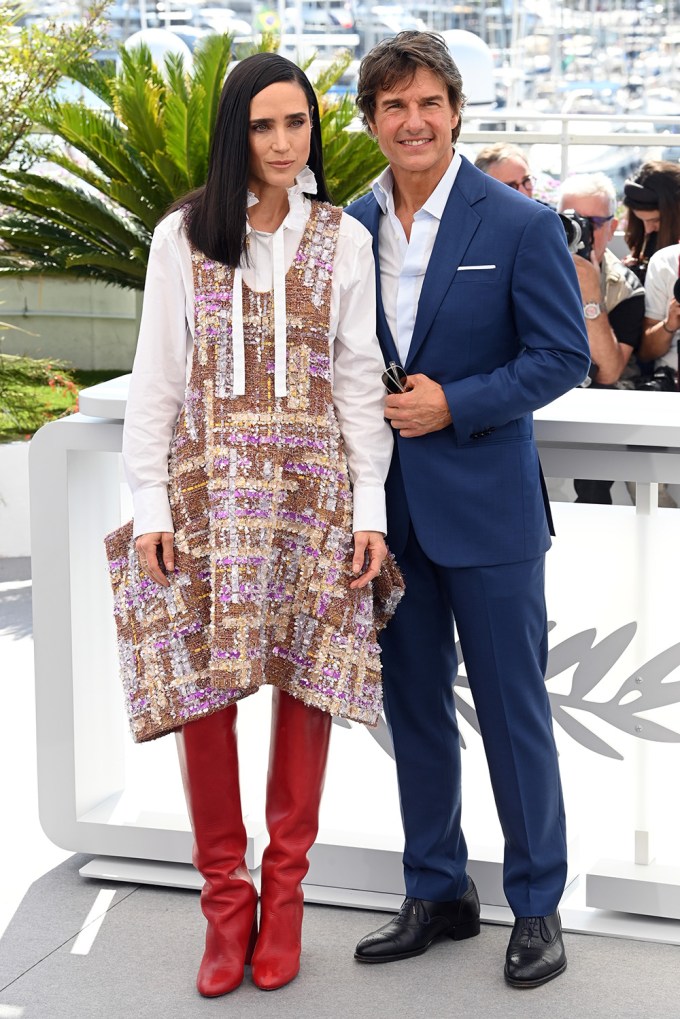 Jennifer Connelly & Tom Cruise at Cannes 2022