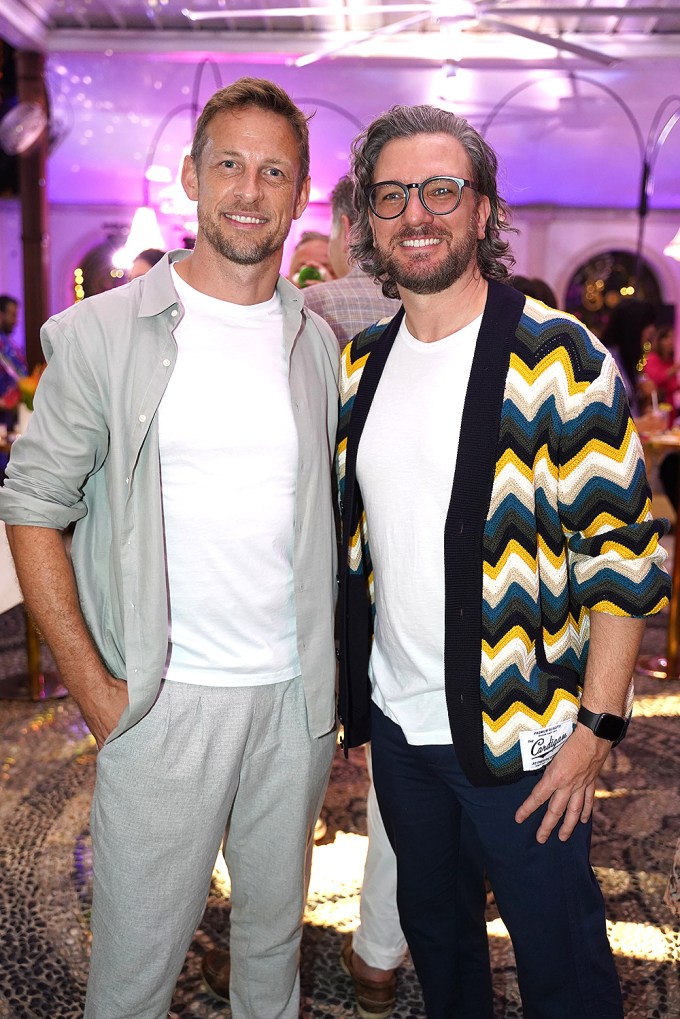 Jenson Button and JC Chasez