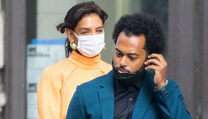 Katie Holmes Bobby Wooten May 26, 2022 NYC