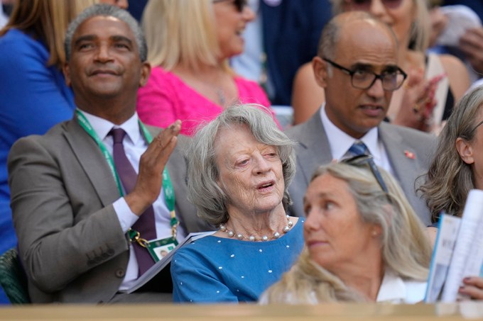 Maggie Smith at Wimbledon 2022