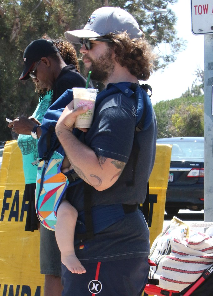 Jack Osbourne With Daughter Andy Rose