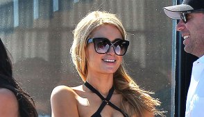 Paris Hilton Black Swimsuit