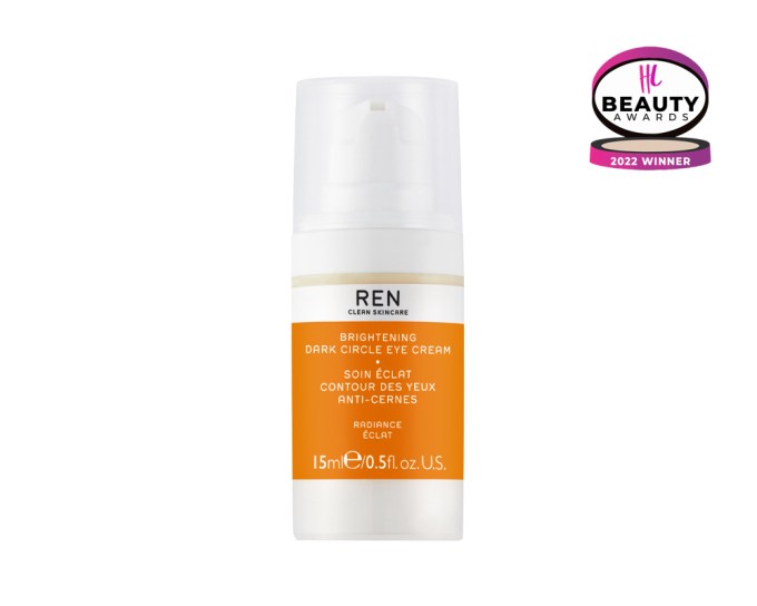 BEST EYE CREAM – REN SKINCARE Brightening Dark Circle Eye Cream, $51, renskincare.com