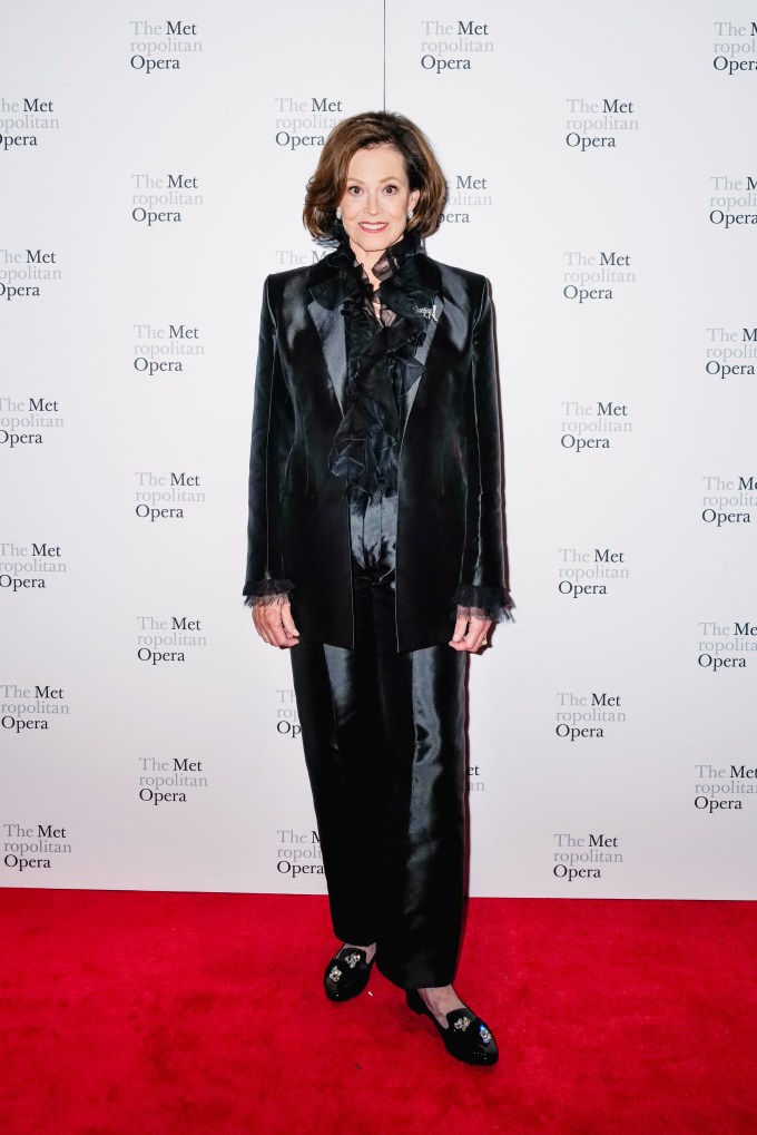 Sigourney Weaver at the Metropolitan Opera