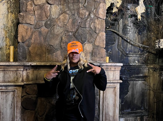 T-Boz from TLC At The Official SAW Escape Room and Escape Blair Witch