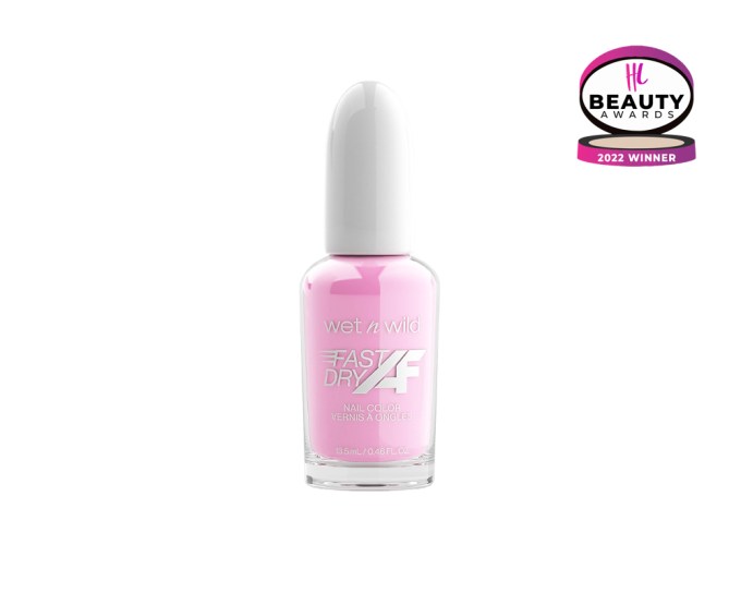 BEST NAIL POLISH – Wet n wild Fast Dry AF Nail Color, $4, wetnwildbeauty.com