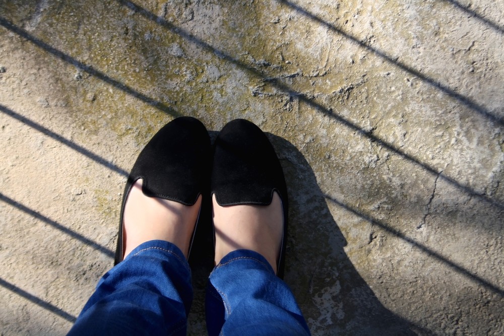 top black ballet flats