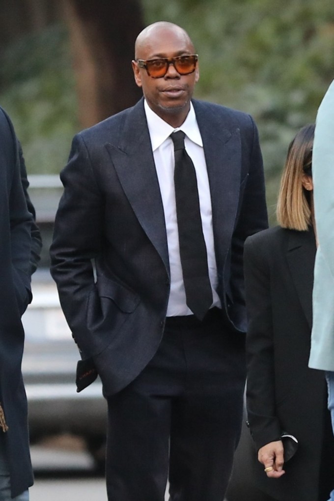 Dave Chappelle Attends Bob Saget’s Funeral