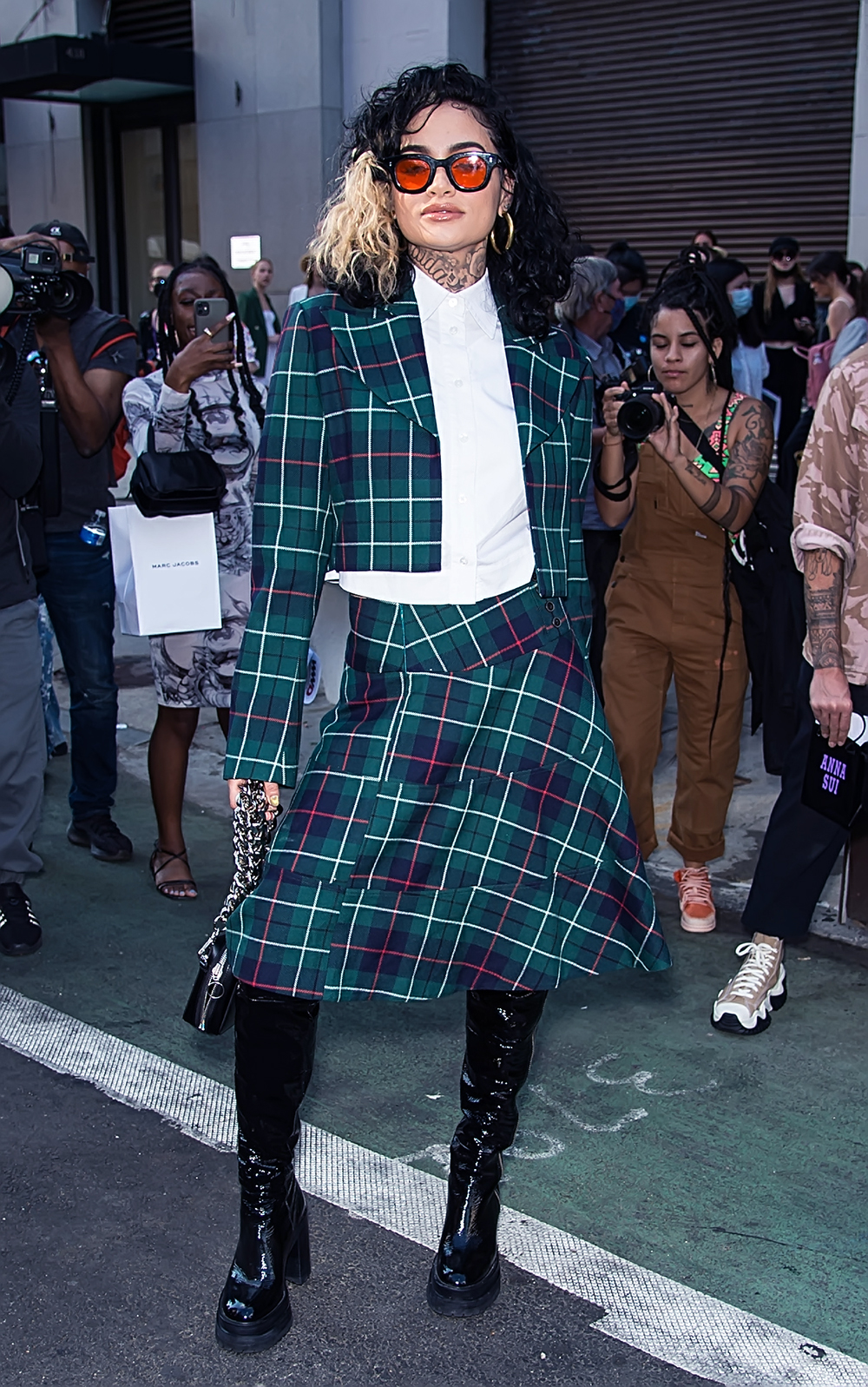 Kehlani Is Seen Leaving Anna Sui Spring Summer 2022 Show In New York City