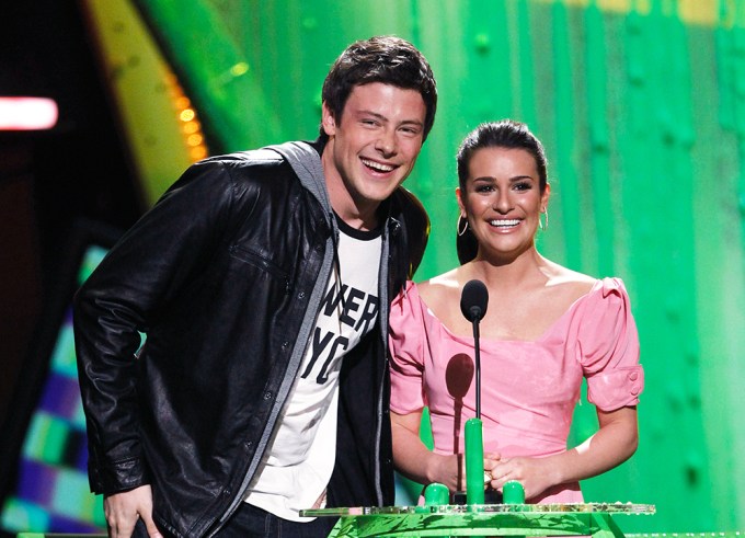 Cory Monteith & Lea Michele At The 2010 Kids Choice Awards