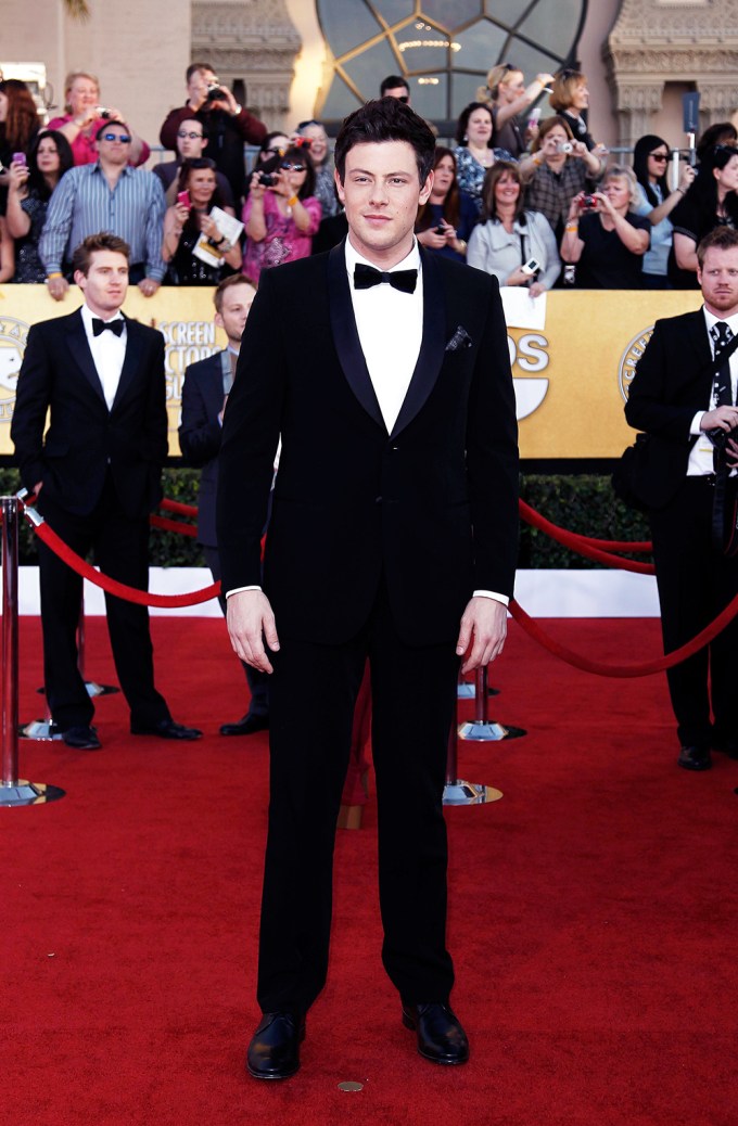 Cory Monteith At The 2012 SAG Awards