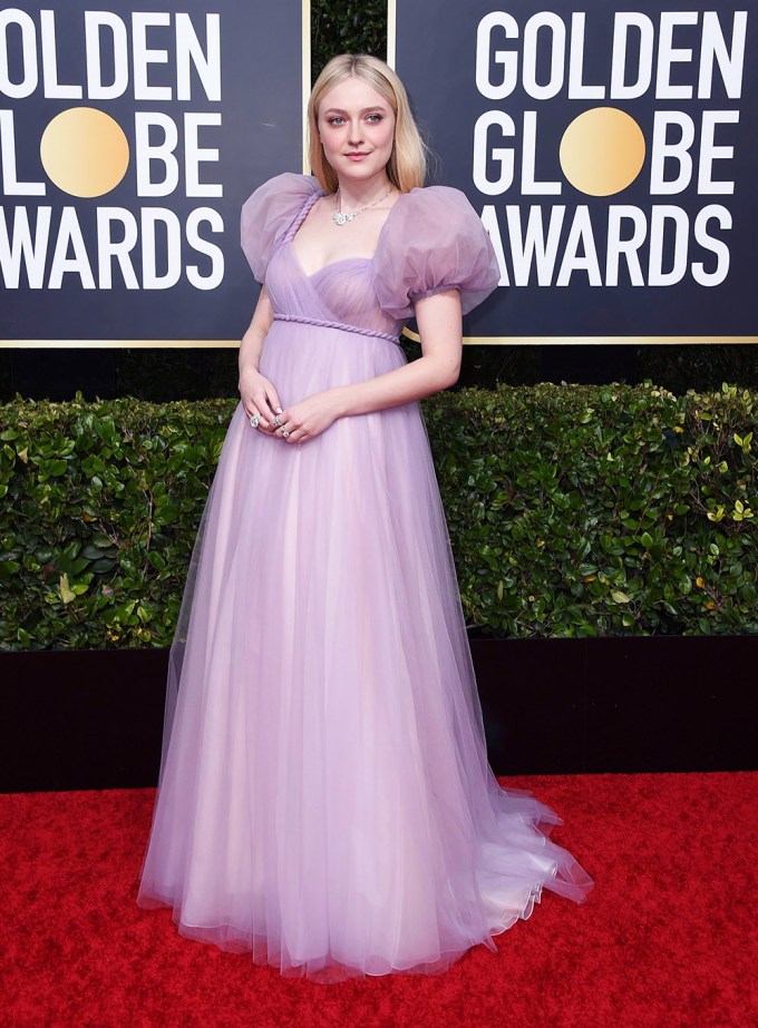 Dakota Fanning at the 2020 Golden Globes