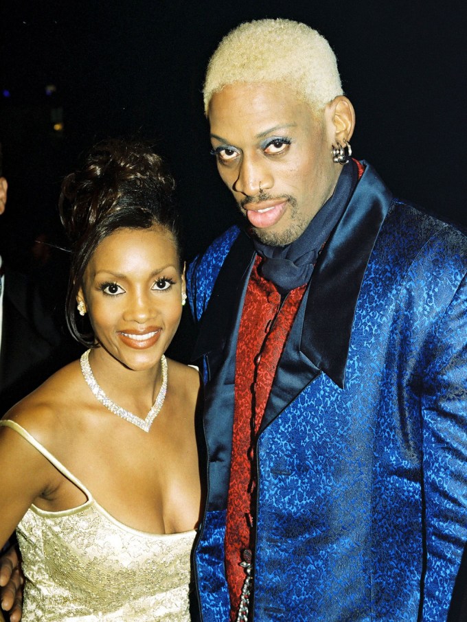 Vivica A. Fox & Dennis Rodman In 1996