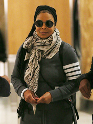 Janet Jackson JFK Airport 2022