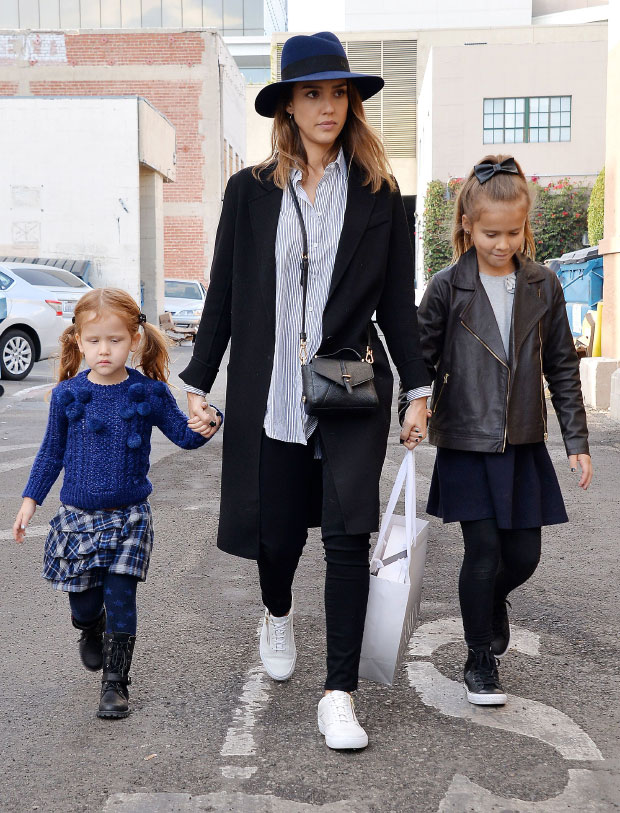 Jessica Alba and kids 