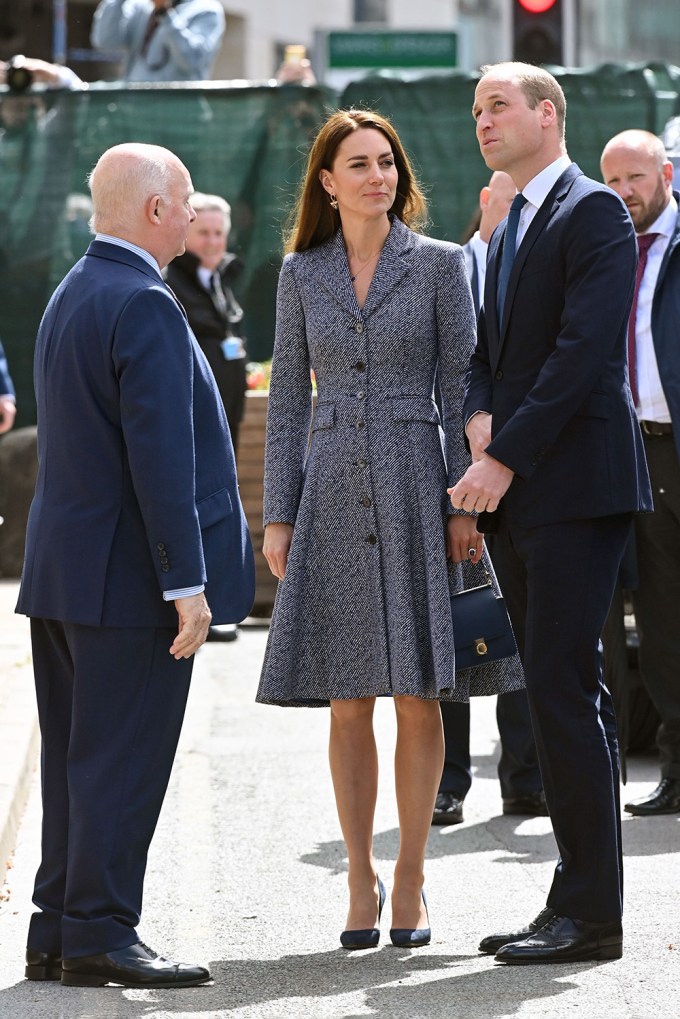 Prince William & Kate Middleton at the Glade of Light Memorial